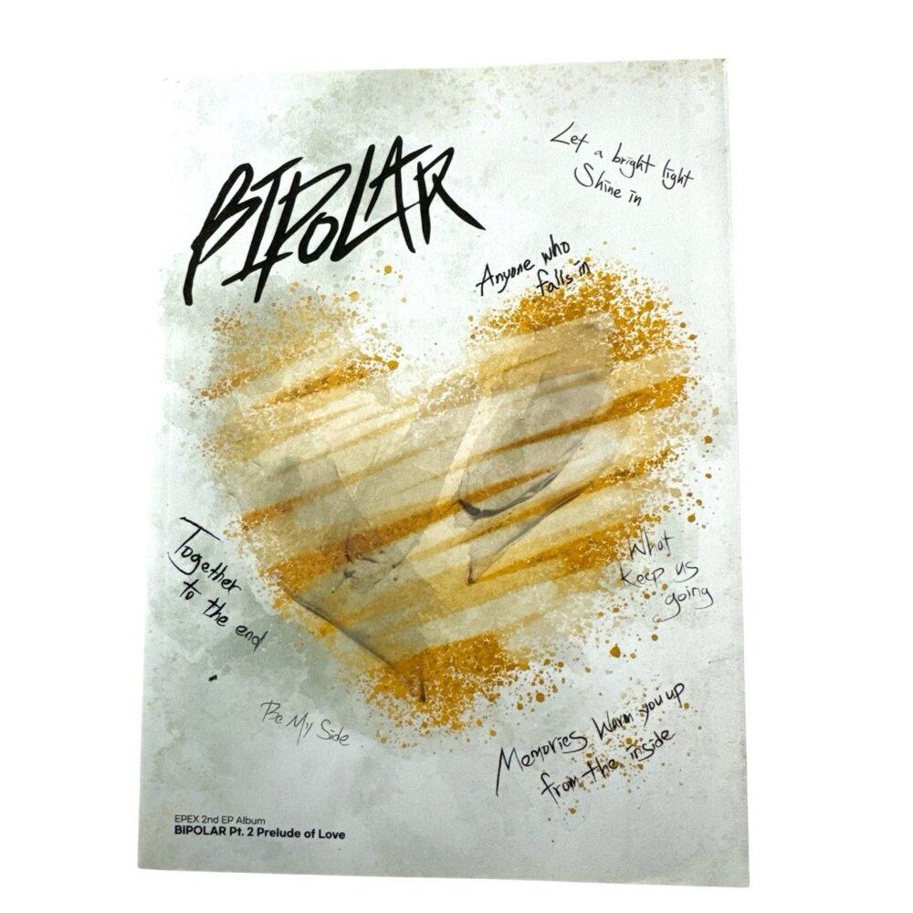 EPEX Bipolar Pt 2 Prelude of Love CD 132pg Book Poster 2 Selfies Stickers Letter